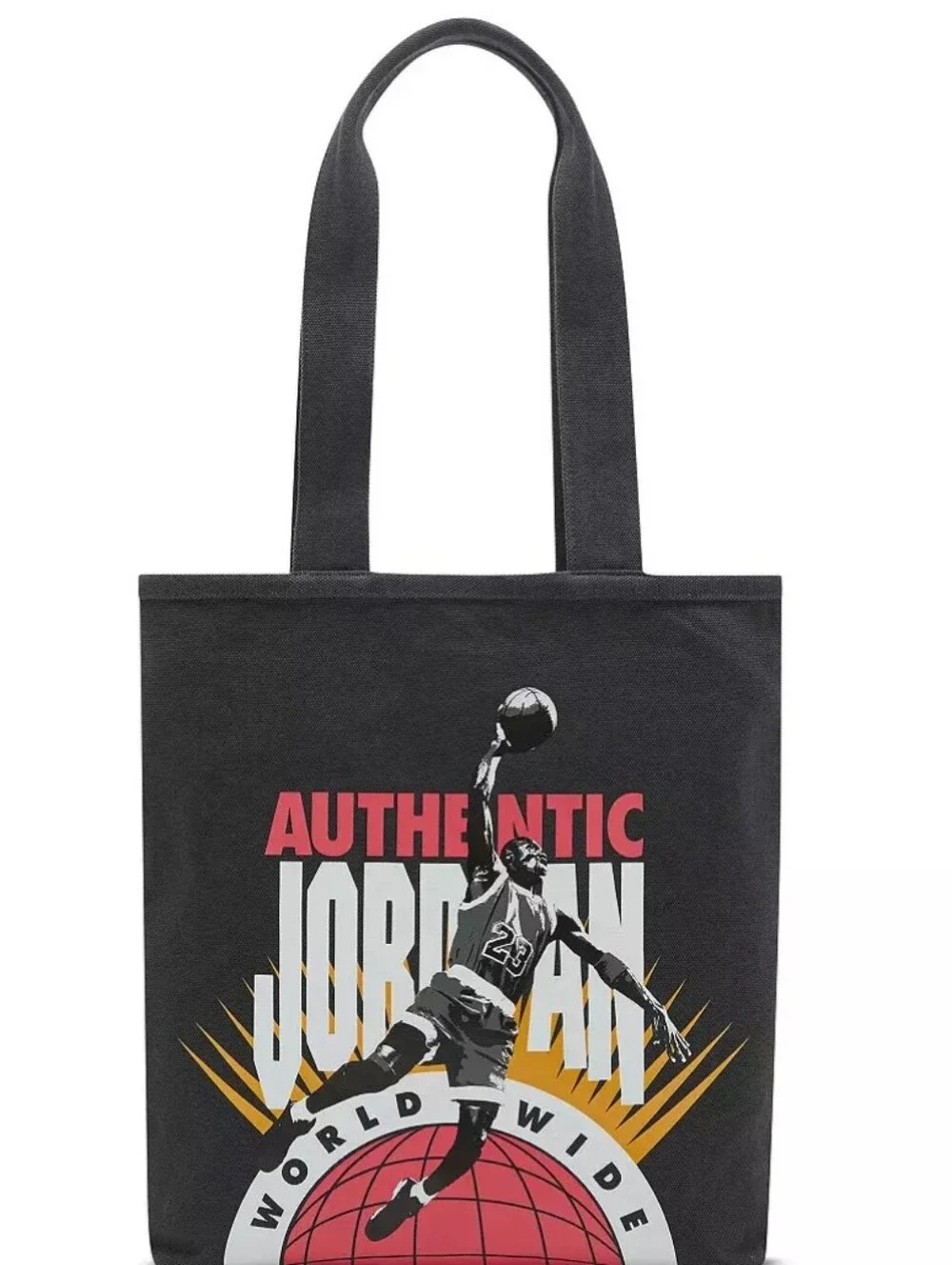 Jordan Graphic Tote Bag- Black